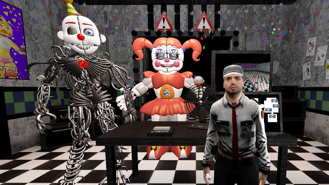 АНИМАТРОНИКИ ОХРАНЯЮТ ПИЦЦЕРИЮ FNAF 2 COOP ► Garry's Mod