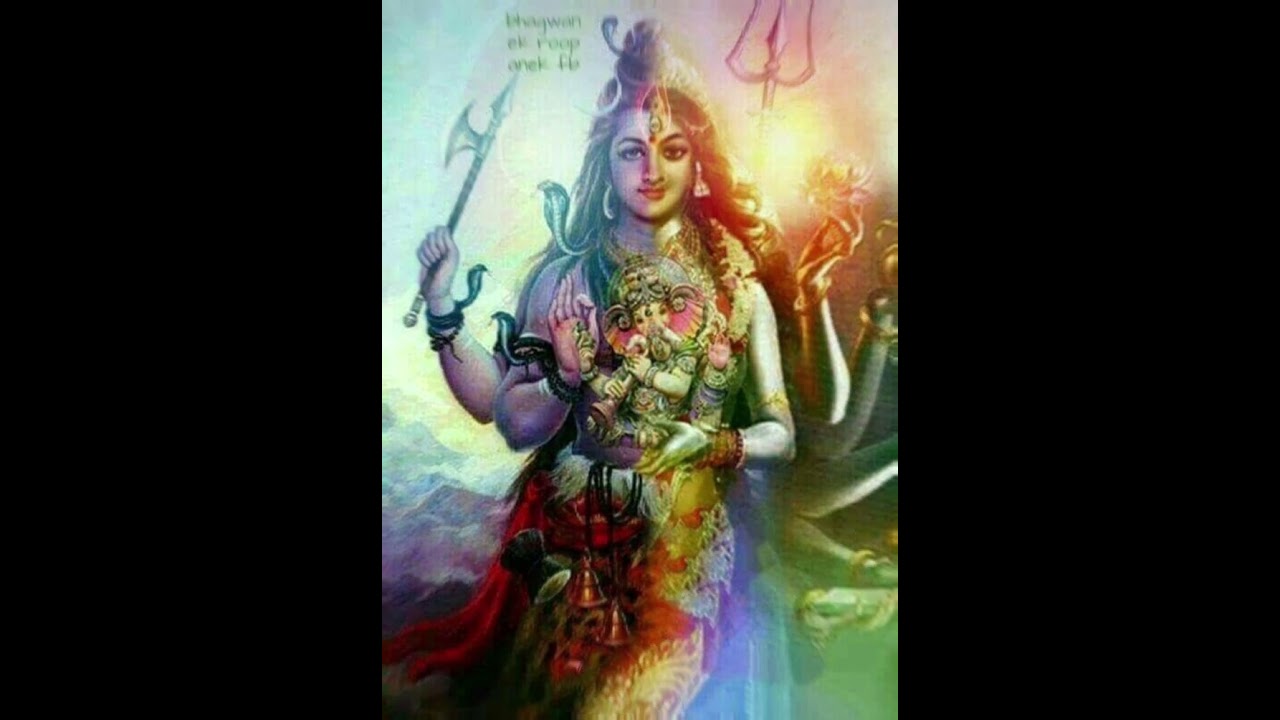 Shiv Avtar series: Ardhanaarishwar Bhagwan Shiv💟💜