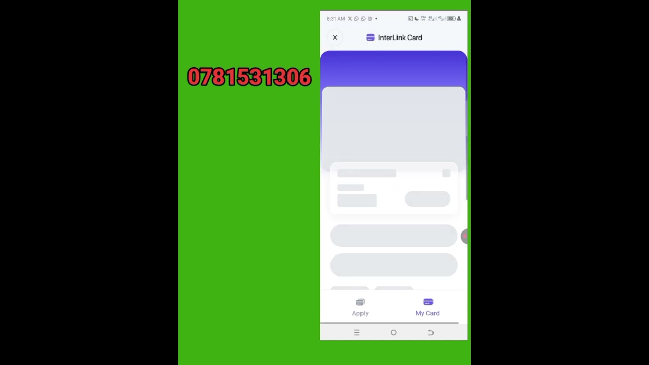 INTERLINK VISA CARD UKO ISABWA KUBUNTU 