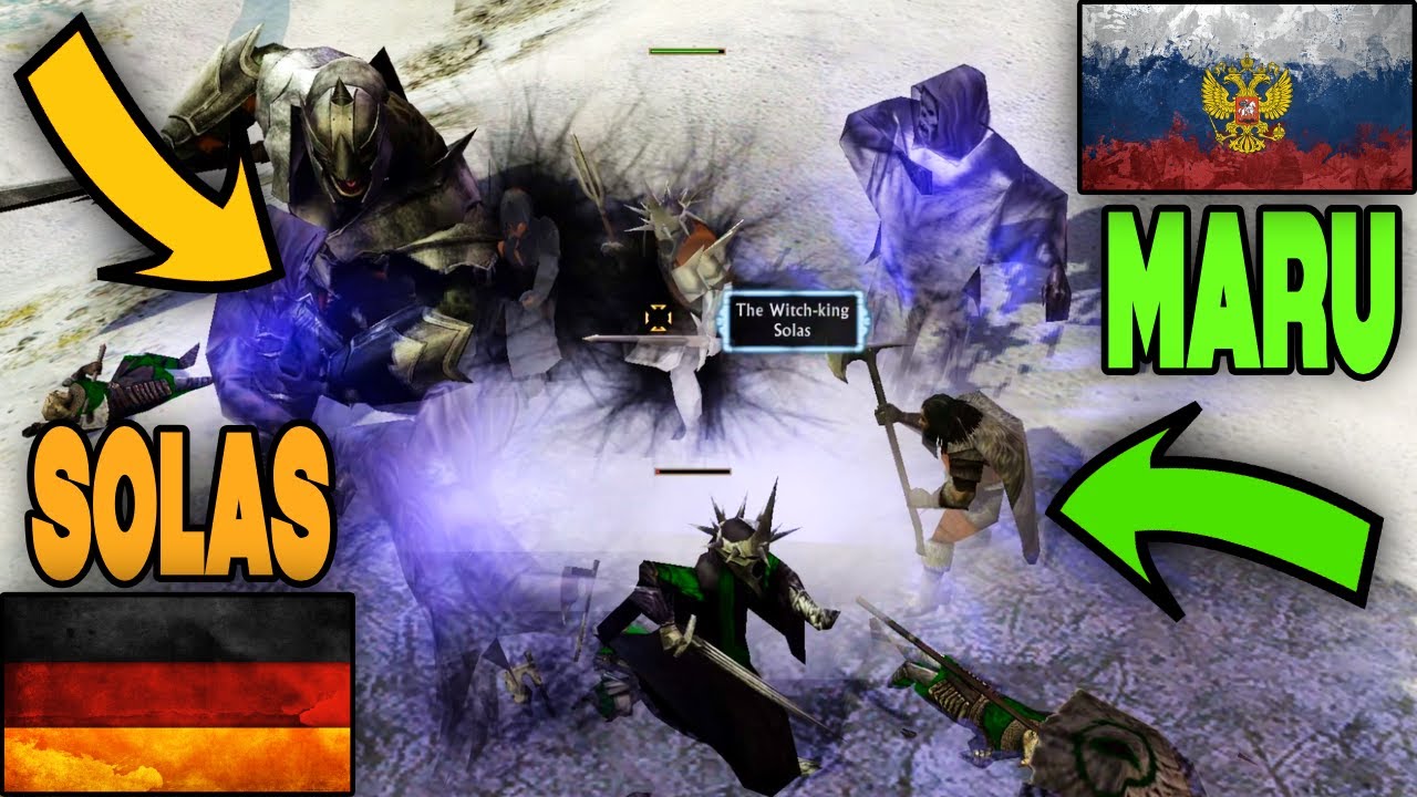 A RARE SIGHT: DOUBLE WITCH-KING MADNESS! Solas (Angmar) vs Maru (Mordor) - ROTWK 2.02!