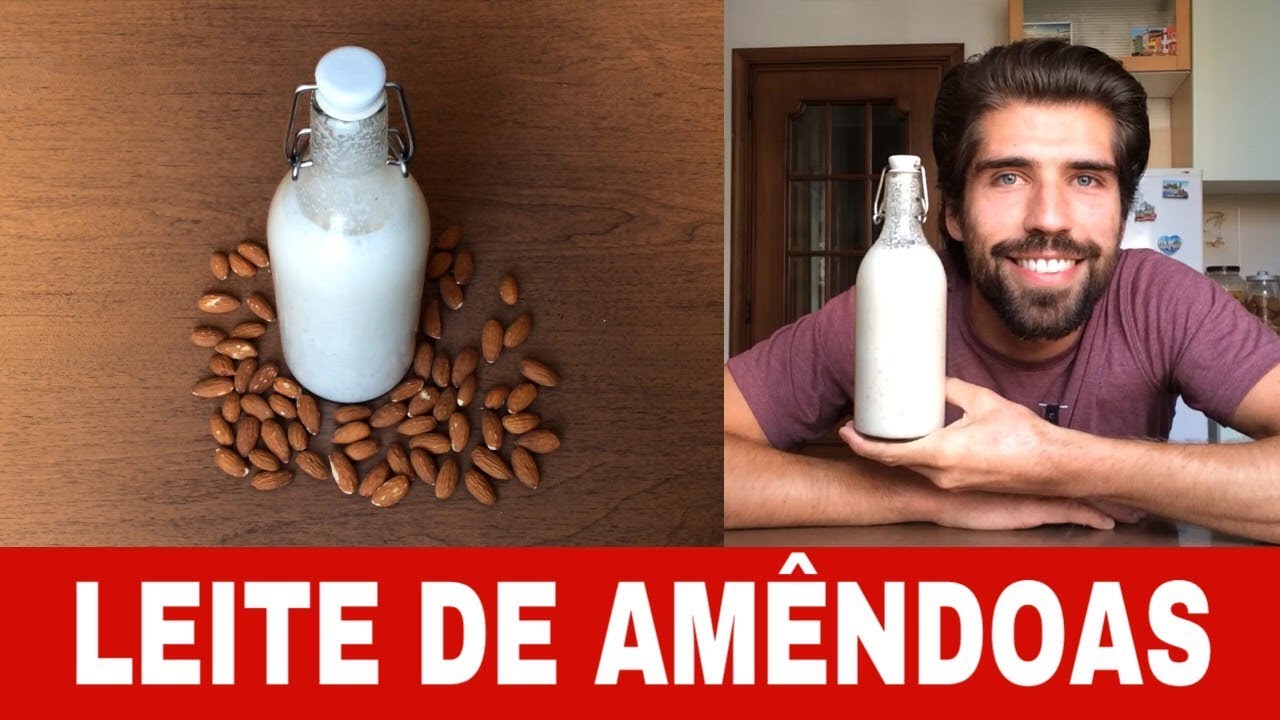 COMO FAZER LEITE DE AMÊNDOAS CASEIRO | Rafael Camargo