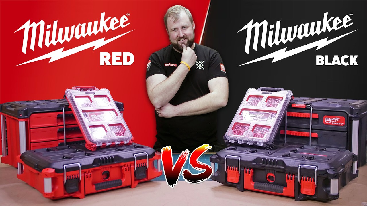 Why is Milwaukee Packout Red or Black in Different Countries?