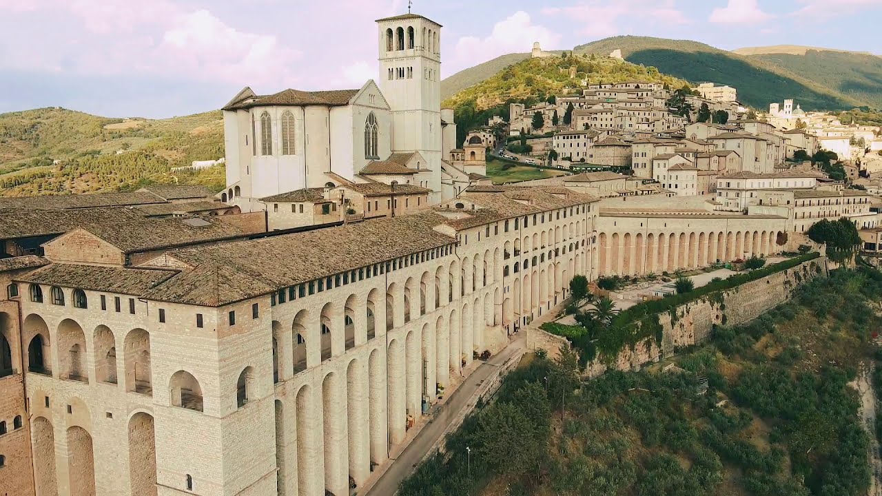 Assisi, Umbria, Italy | Mavic Air 2 DJI Drone 1080 | Drone Footage