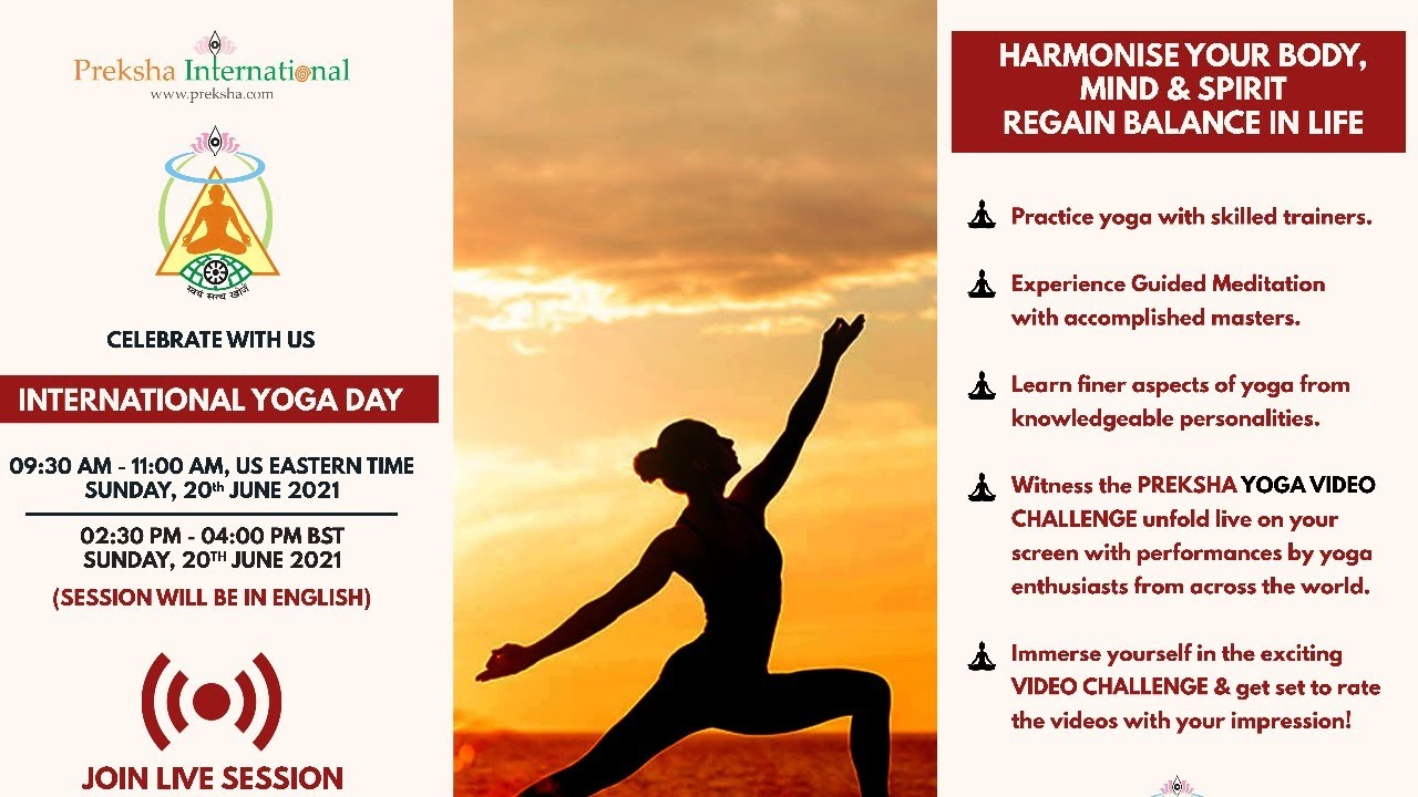 International Yoga Day 2021 Event in English