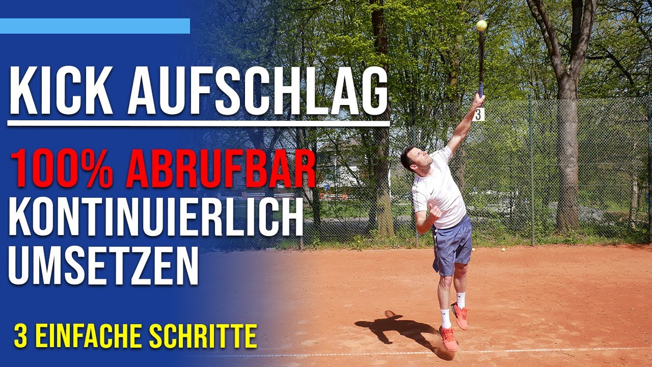 Tennis Kick Aufschlag | In 3 Schritten zu einem besseren Kick Aufschlag | Tennis Mastery