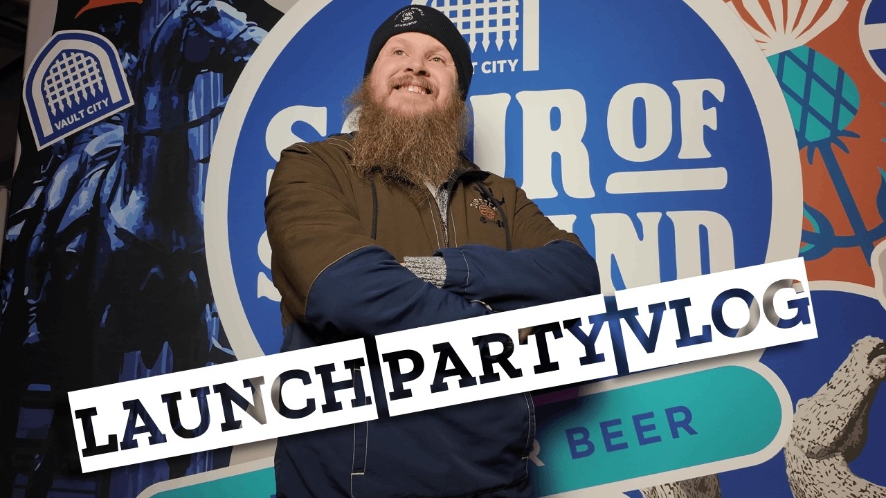 Я был на вечеринке по случаю запуска пивоварни Vault City // Видеоблог Modern Sour Beer Edinburgh...