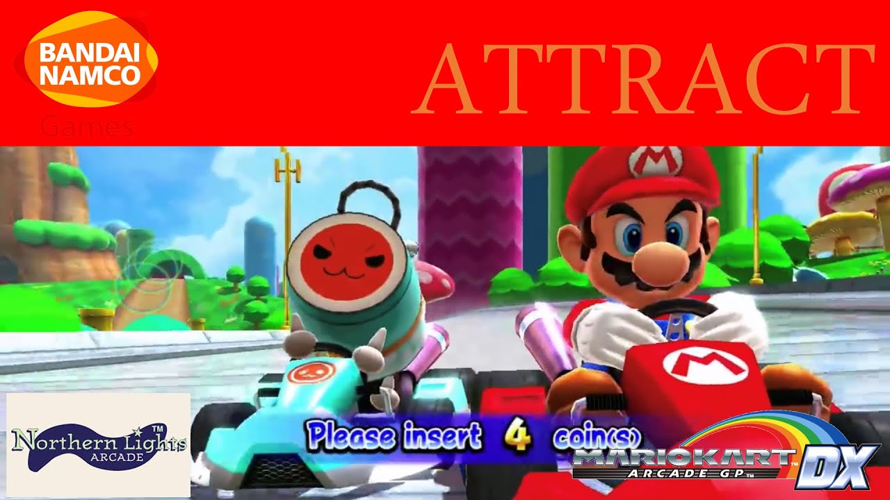 Mario Kart Arcade GP DX - Attract Mode