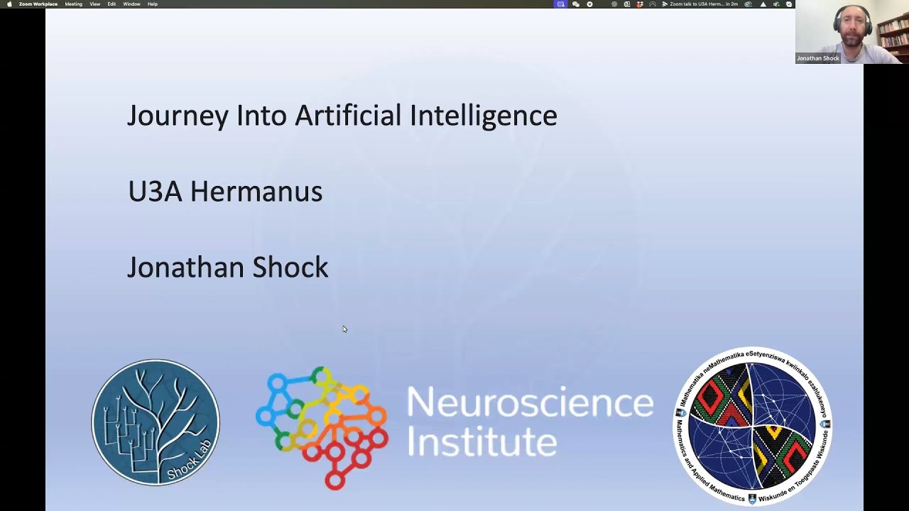 Journey into Artificial Intelligence by Prof Jonathan Shock