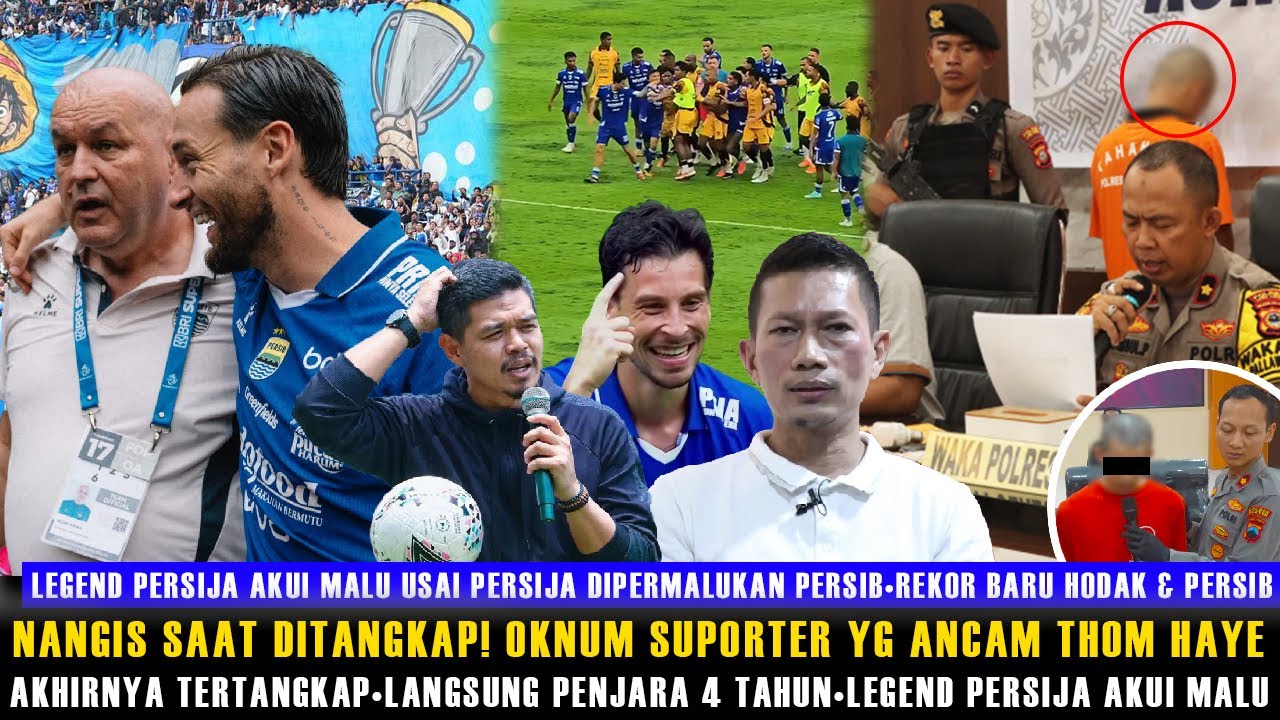 🔵M4MPUS LOE! OKNUM SUPORTER YG ANCAM THOM AKHIRNYA DITANGKAP😱DIPENJARA 4 TAHUN😱LEGEND PERSIJA MALU