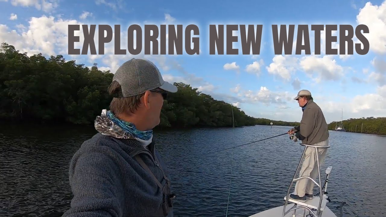 EXPLORING NEW WATER ST.JAMES CITY HIT THE FLATS BEAT THE BUSHES IN THE BACK COUNTRY CAUGHT SOME FISH