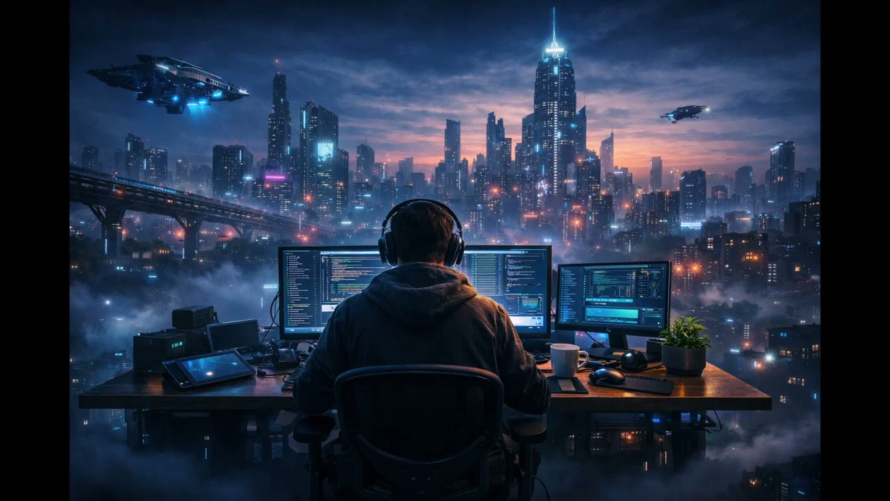 Cyberpunk Focus – Deep Work Music.
