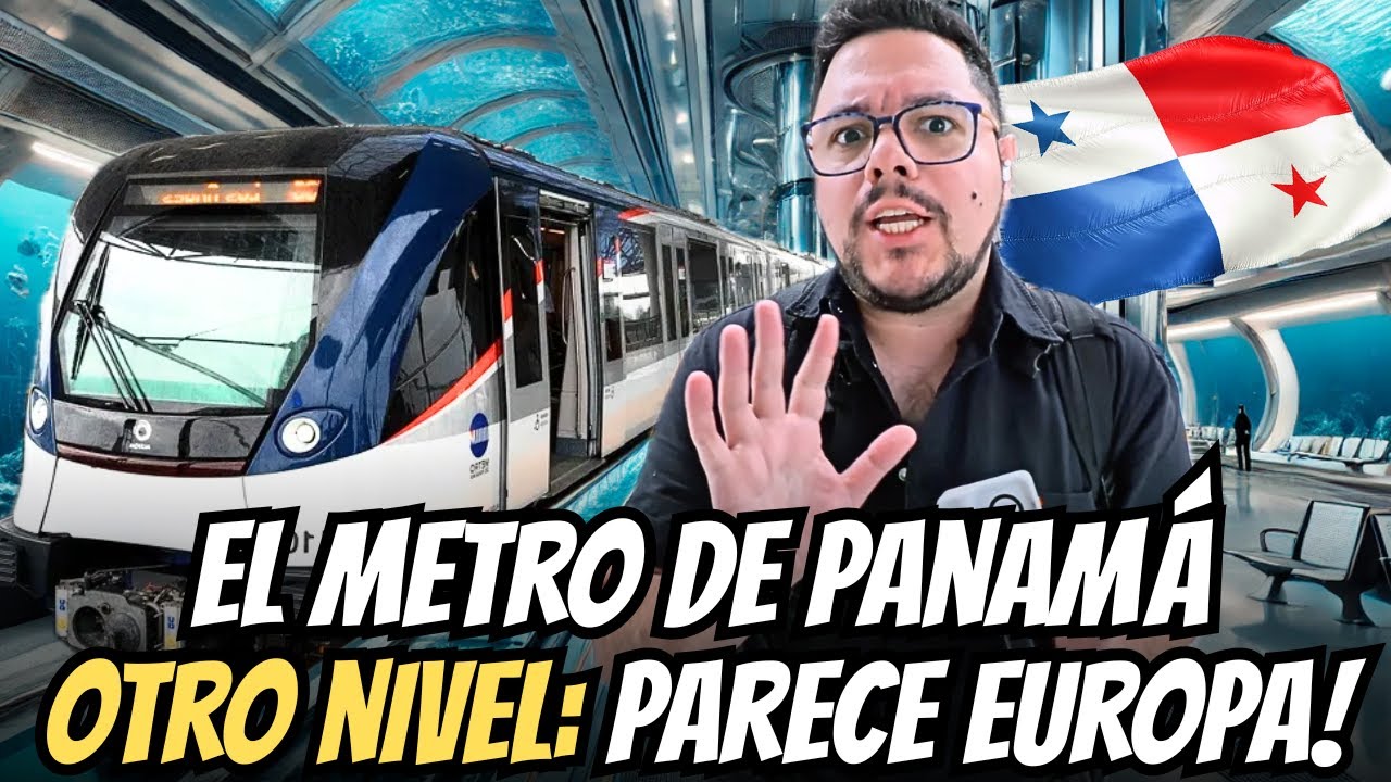 El Metro de Panamá es OTRO NIVEL: parece Europa... pero es Latinoamérica 🚅🇵🇦