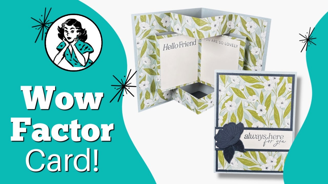 🔴  Pop-Up Book Card Tutorial Using Stampin' Up! Lovely Arrangements
