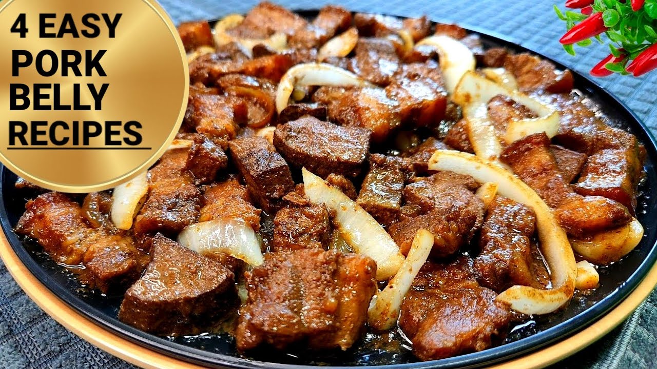 4 Mouthwatering PORK BELLY Recipe To Impress Your Guests!😲 PORK BELLY Recipe With a Twist!