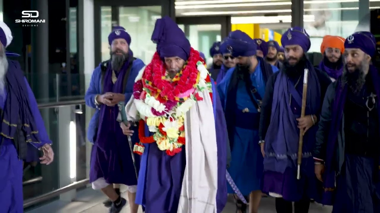 Mahakaal Singh Sahib Jathedar Baba Joginder Singh Ji Akaali 96 Krori - Arrival in the UK 22 Nov 2022