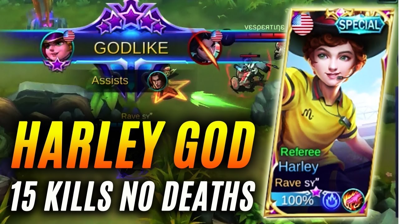 Top 1 Global Harley ~ Godlike ~ Harley Perfect Gameplay