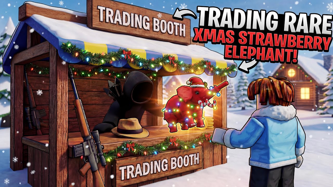 What People Offer For Xmas Strawberry Elephant in (Roblox Hypershot)