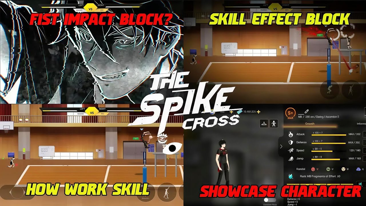 Leaked Concept Middle Blocker S+ ?, New Fist Impact Block & Skill Work - The Spike Cross Volleyball