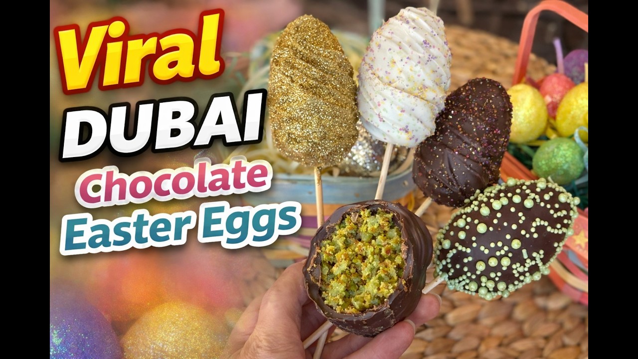 The Famous Dubai Chocolate Turned Into Easter Eggs! My New Idea!