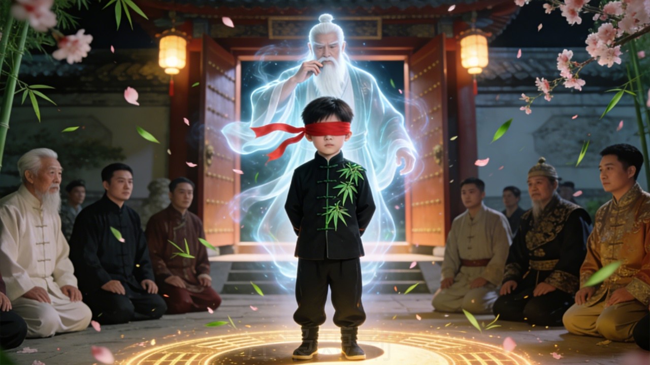 8歲男孩竟是玄學老祖轉世，盲眼聽心聲，一指定乾坤！先打臉勢利眼爹娘再收拾不肖子孫，滿堂跪拜老祖宗！#逆襲 #爽劇 #穿越 #神力