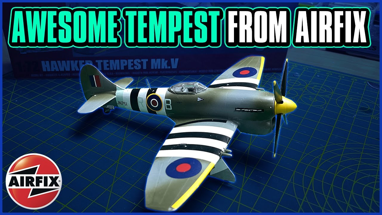 Watch Me Build This Awesome Airfix Hawker Tempest Model!