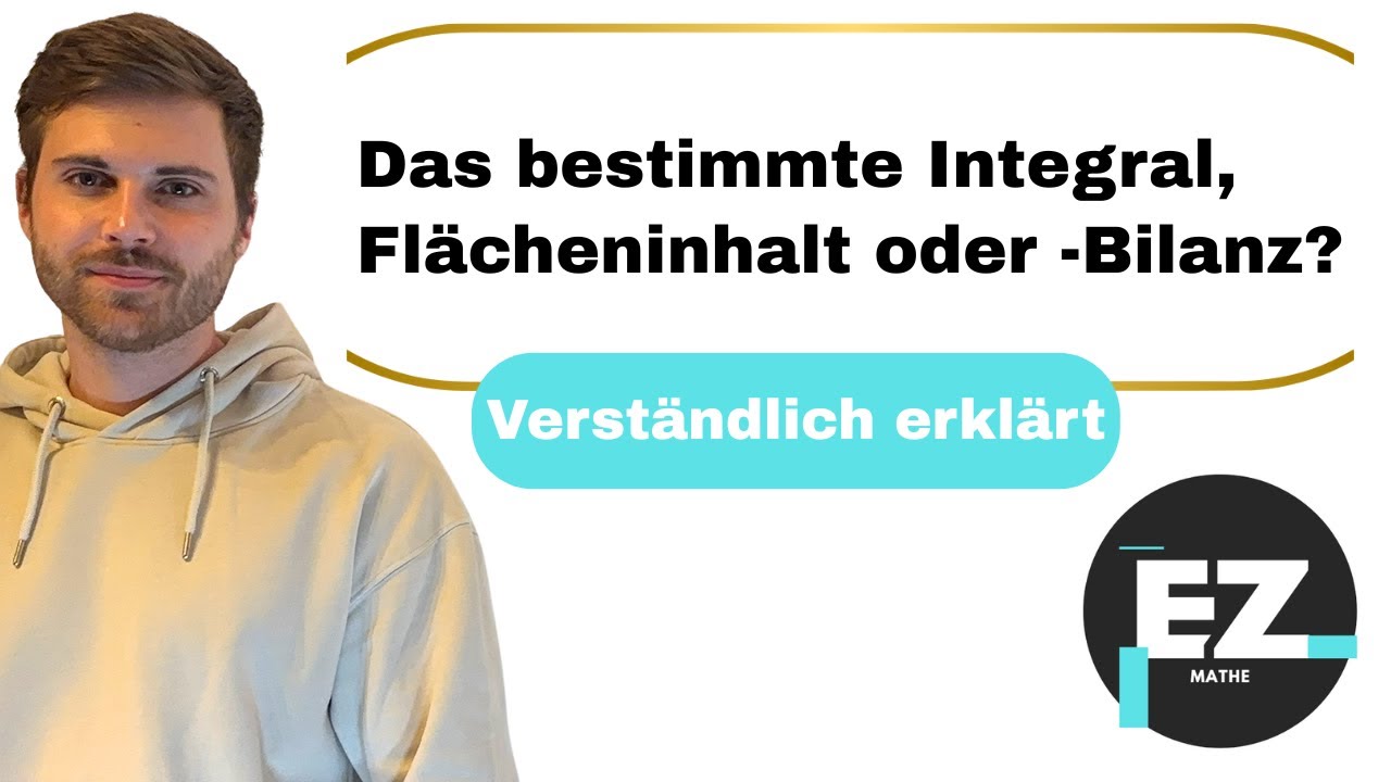 bestimmtes Integral, Flächenbilanz Unterschied Flächeninhalt | Verständlich erklärt