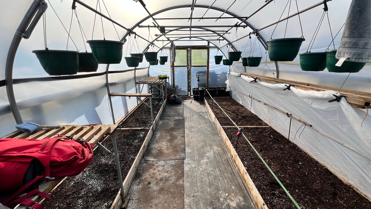 The big transition ~ cleaning and preparing the tunnel for planting ~ slow gardening