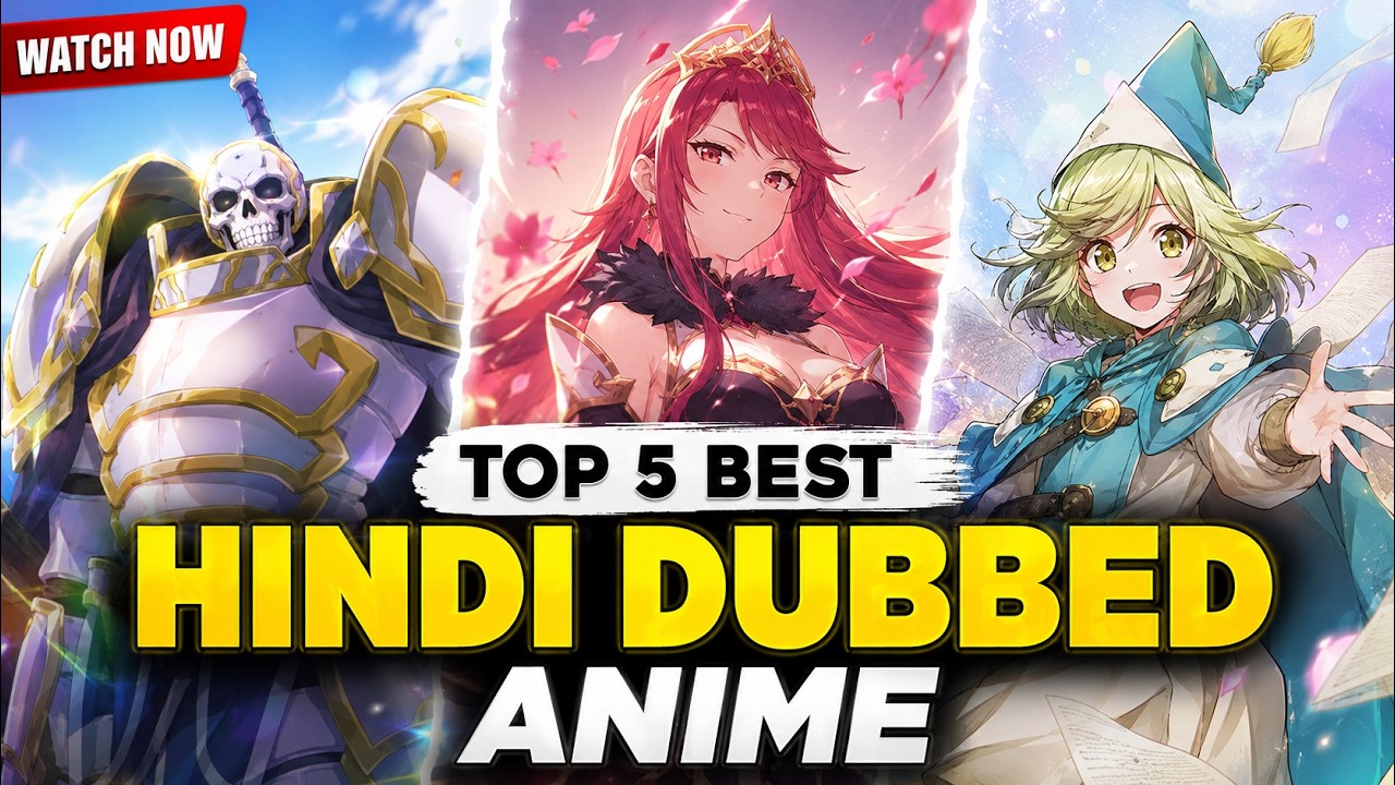 Top 5 Best Hindi Dubbed Anime Series In 2026 | New Hindi Dubbed Anime