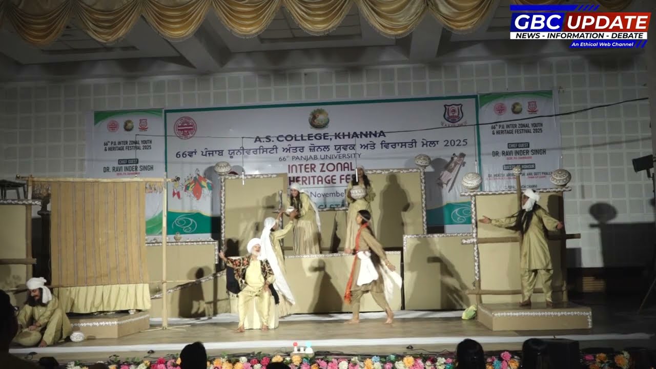 Play – Sohni Mahiwal, performed INTER ZONAL YOUTH FESTIVAL  A.S. College Khanna