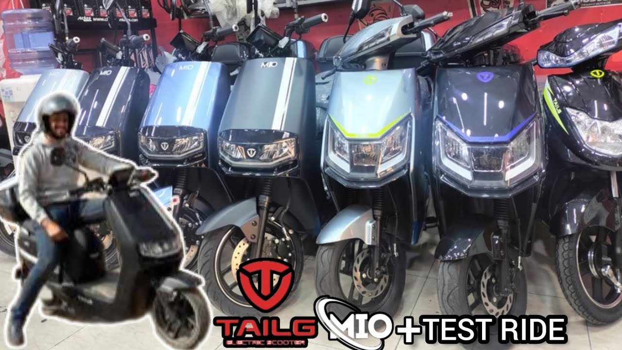 TEST RIDE MOTO ÉLECTRIQUE TAILG MIO+ الدبابة الخارقة 0767105183