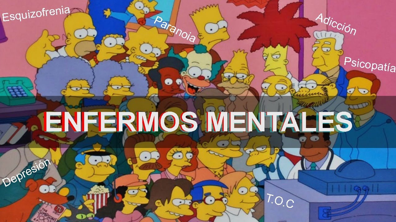 PERSONAJES DE LOS SIMPSON CON TRASTORNOS MENTALES Parte 1 | Los Simpson | Caricaturas de tu infancia