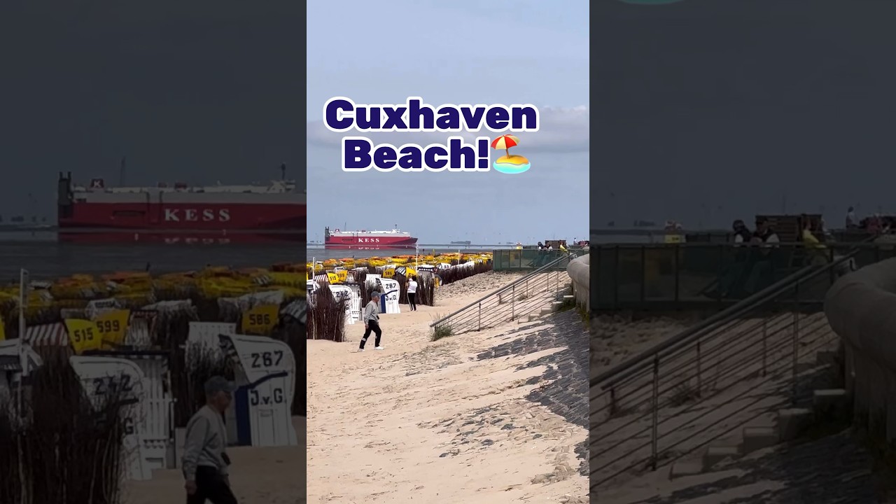 Wo die Nordseewellen! #cuxhaven #duhnen #strand #trending