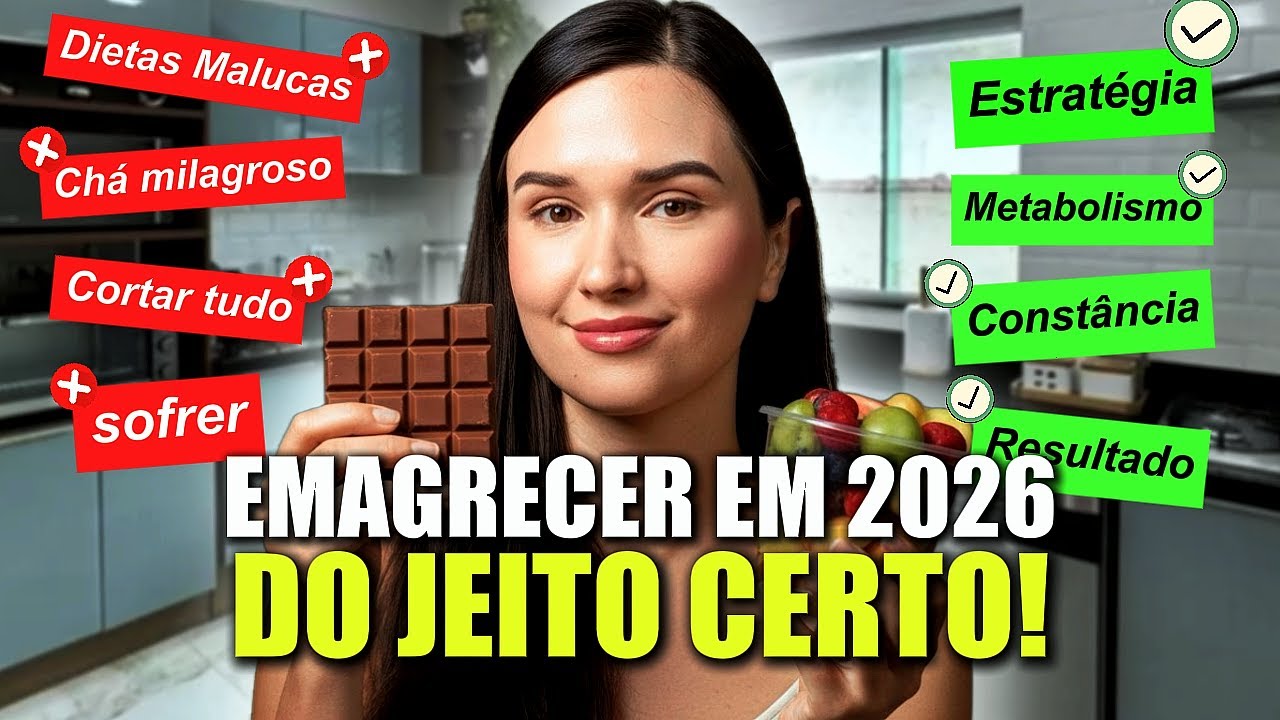 Como emagrecer em 2026: o plano completo para perder gordura sem efeito sanfona