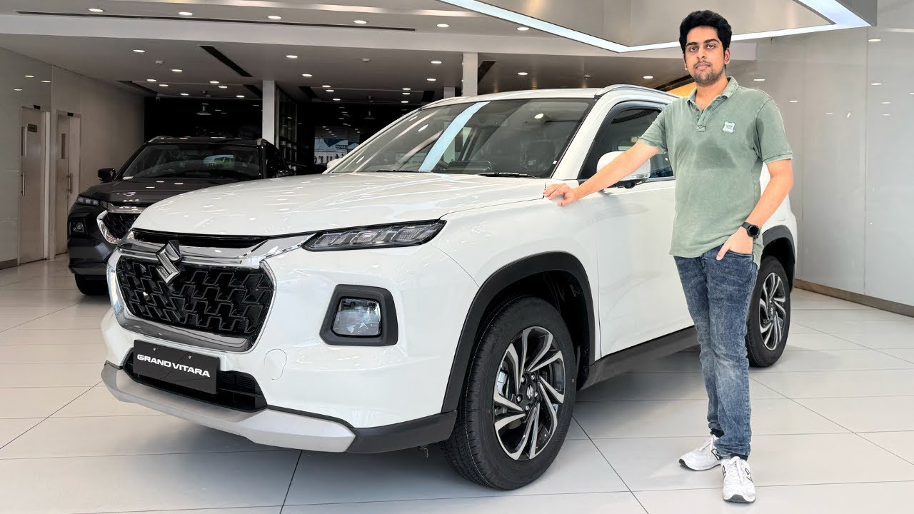 Maruti Grand Vitara 2025 | Alpha (O) AT | Detailed Review with Features & Onroad Price in Hindi