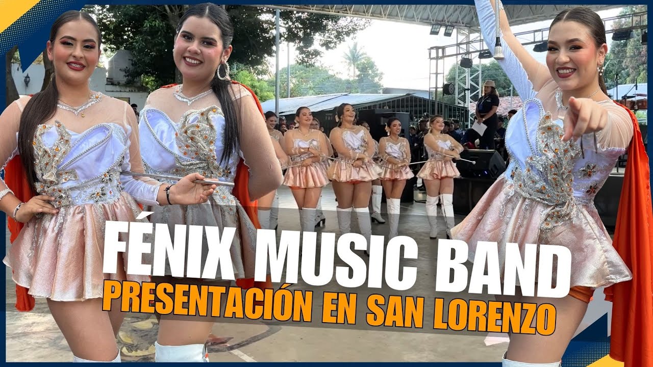 Presentación de la Fénix Music Band en San Lorenzo, San Vicente.