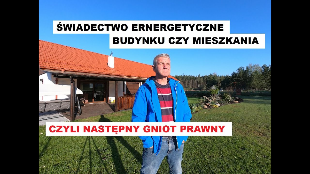 Świadectwo charakterystyki energetycznej budynku, czyli ściema do kwadratu.