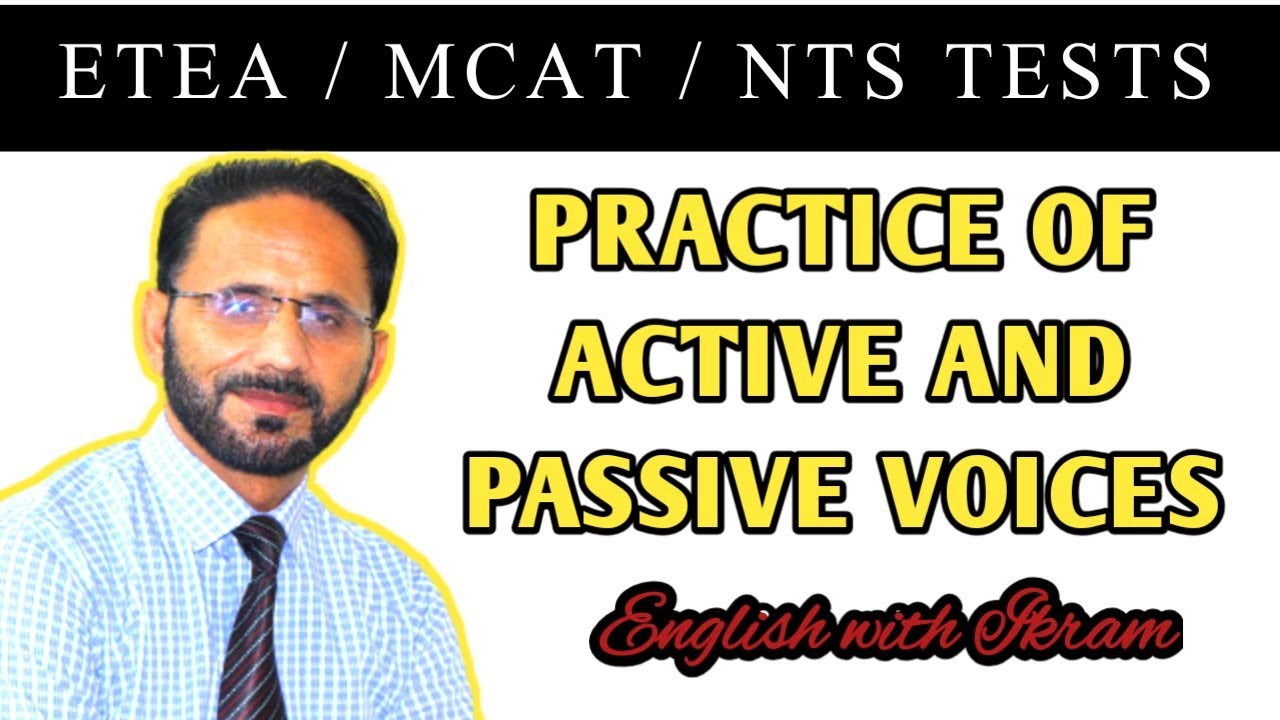 Active and Passive voices | MCQs | English Grammar | ETEA | MDCAT | Practice
