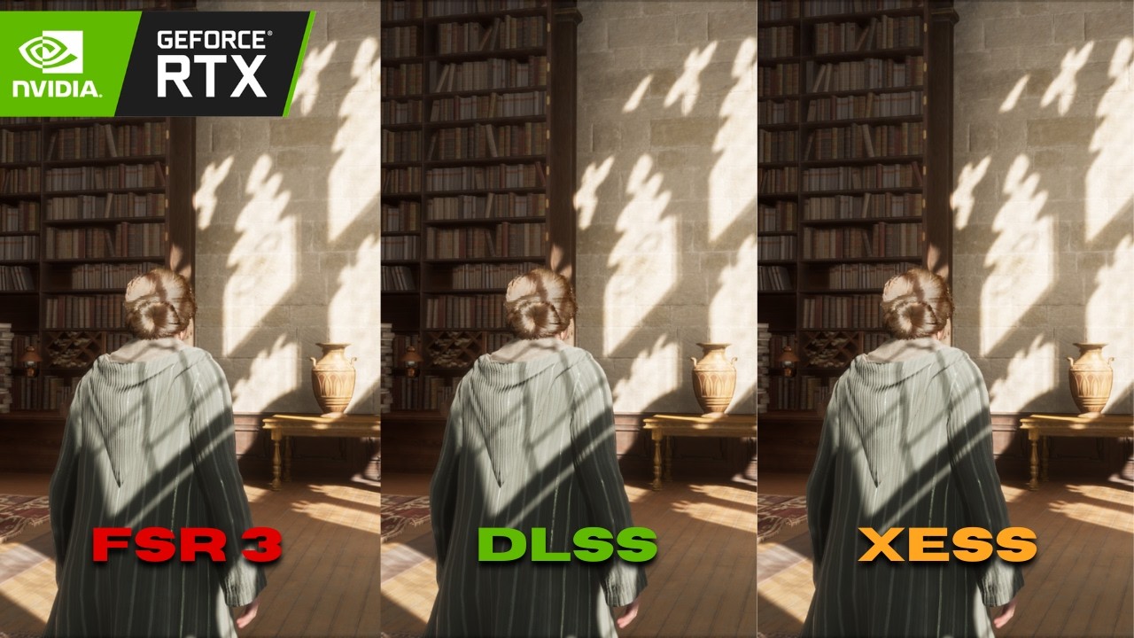 Hogwarts Legacy | FSR 3.1 vs DLSS vs XeSS Upscaling & Anti-Aliasing Comparison