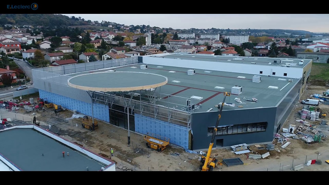 LECLERC suivi de chantier - Saint Clair du Rhône