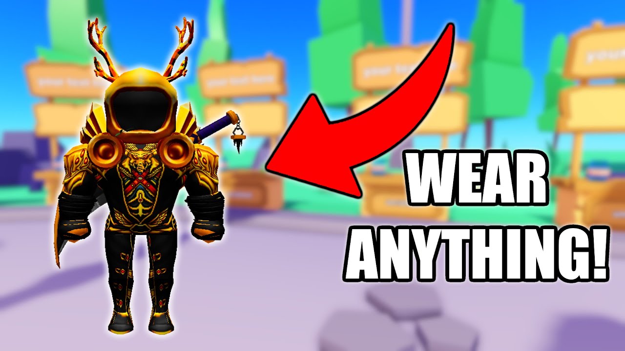 How To Wear ANYTHING in PLS DONATE! (Roblox)