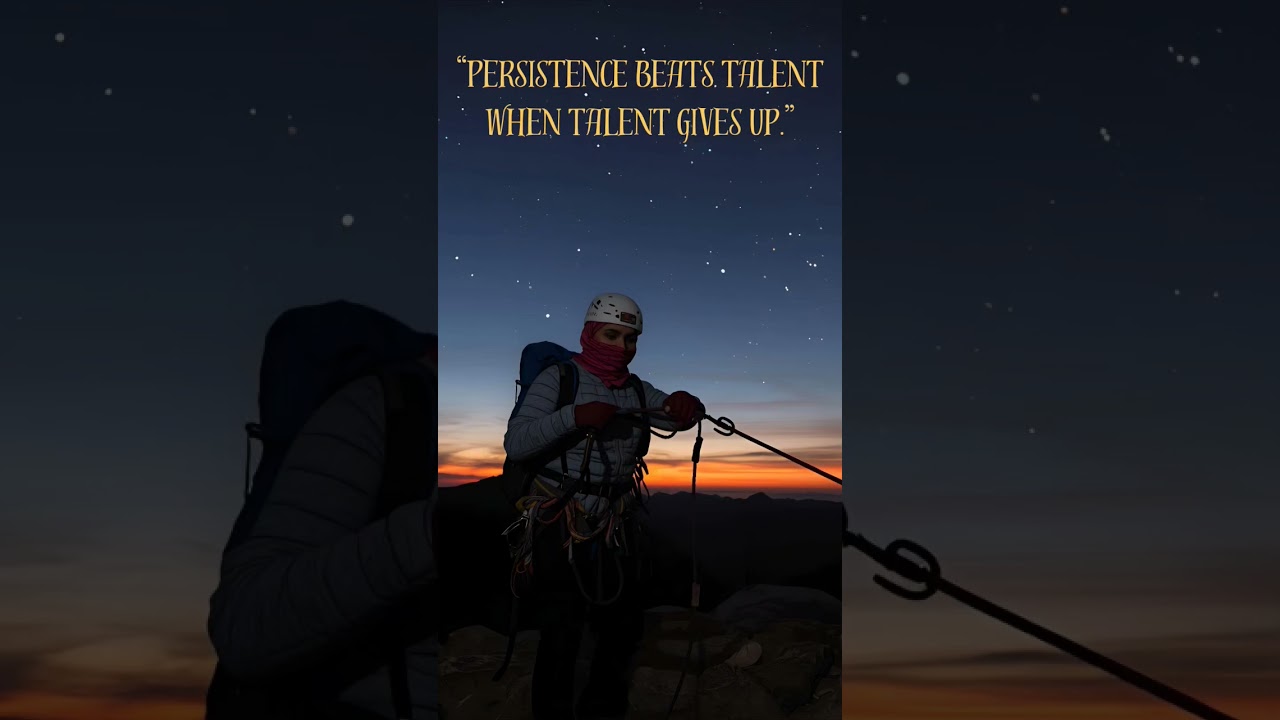 &ldquo;PERSISTENCE WINS&rdquo; #win #persistance #achievement #talent #shorts