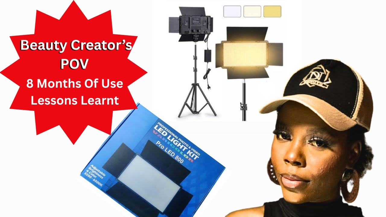 LED 800 Pro Light (8-Months Review) &ndash; All You Need To Know Before Buying As A Beauty Creator