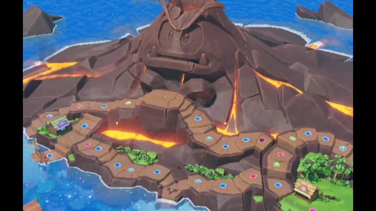 Mario Party - Jamboree - Volcano Map
