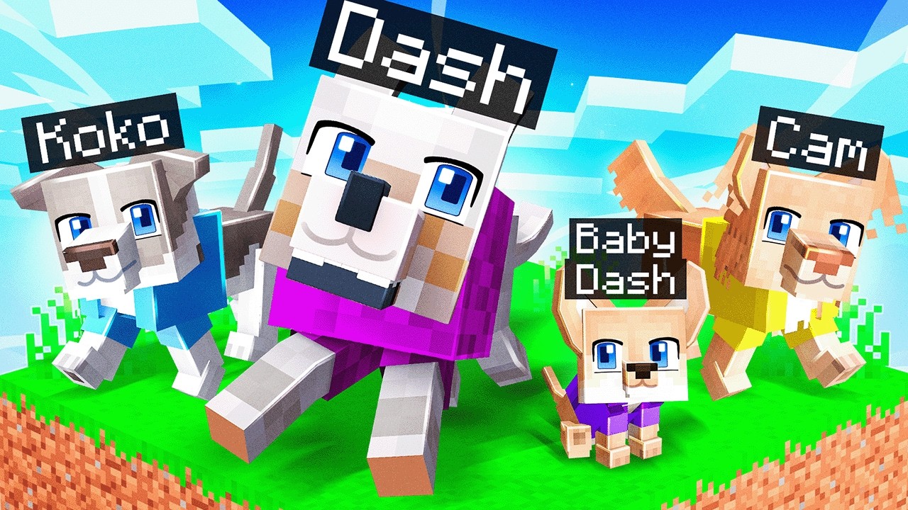 Having a DOG LIFE in Minecraft!
