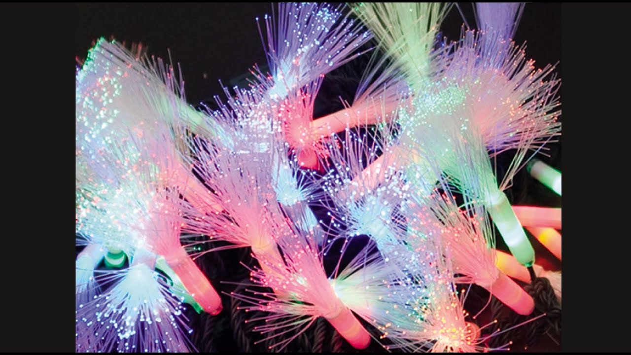 40 Fibre Optic Multi Colour Super Bright LED Bulbs String Light