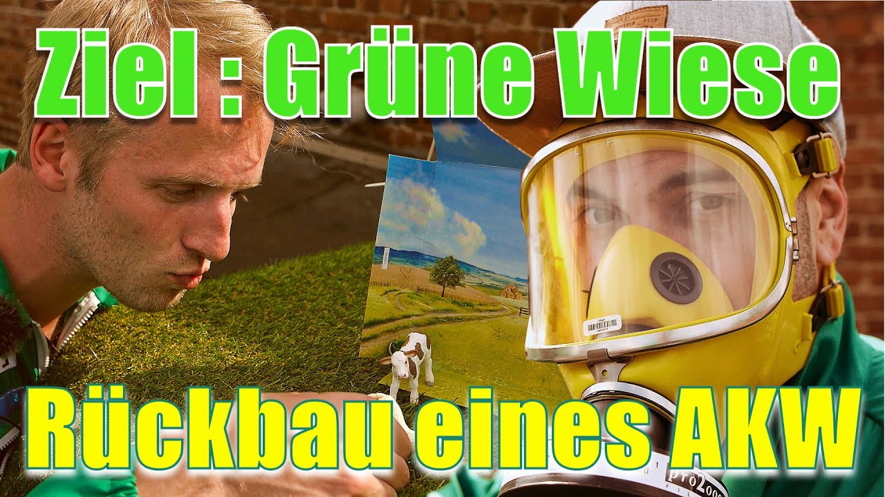 Das Ziel: GRÜNE WIESE 🌱 🌿 - Rückbau eines ☢️ATOMKRAFTWERKS☢️ - LekkerWissen