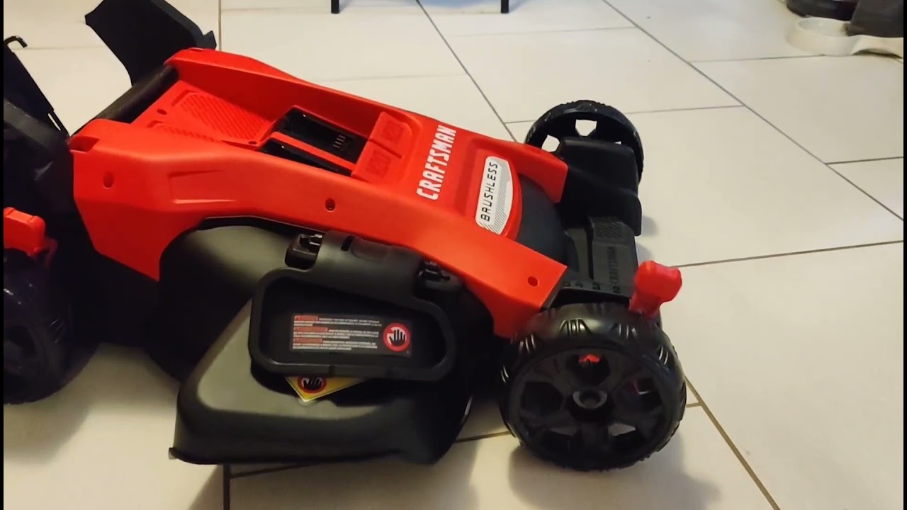 Craftsman 2xV20 push mower (unboxing)