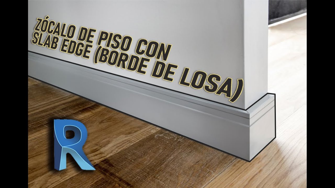 (vídeo corto) ZÓCALO DE PISO CON SLAB EDGE EN REVIT
