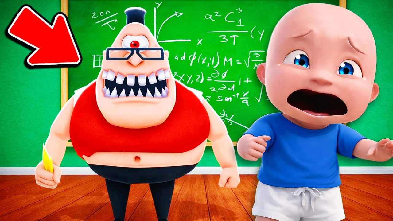 Baby Escapes EVIL SCHOOL!
