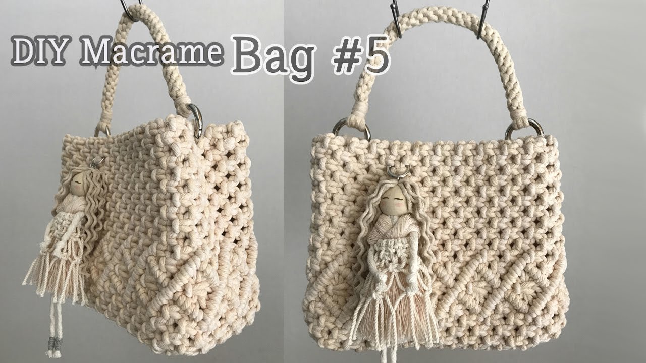 DIY Macrame bag #5 / 마크라메 가방 #5